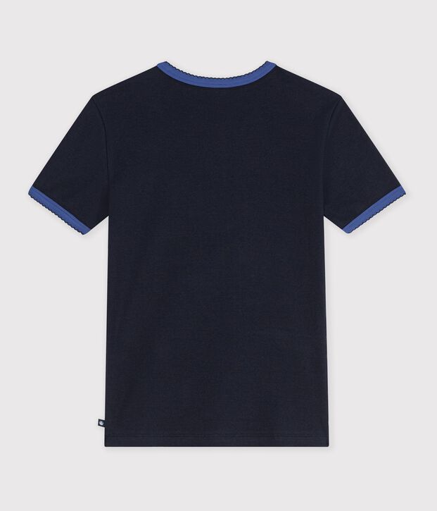 Women's short-sleeved plain cotton T-shirt SMOKING