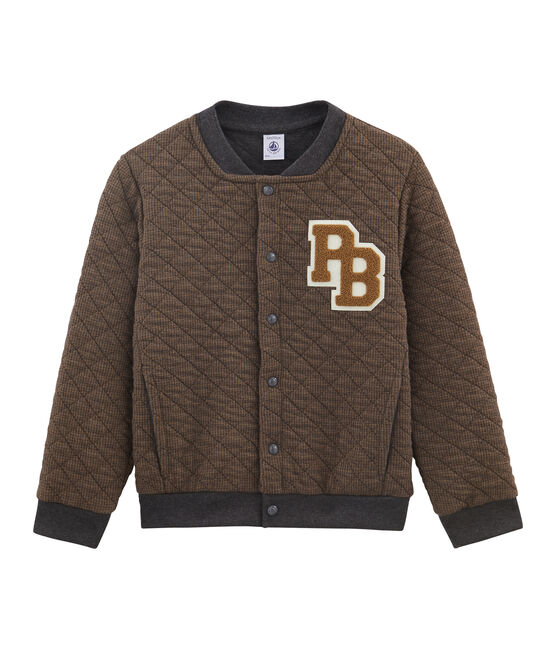 Boys' Baseball Coat COCOA brown/CITY:CITY grey