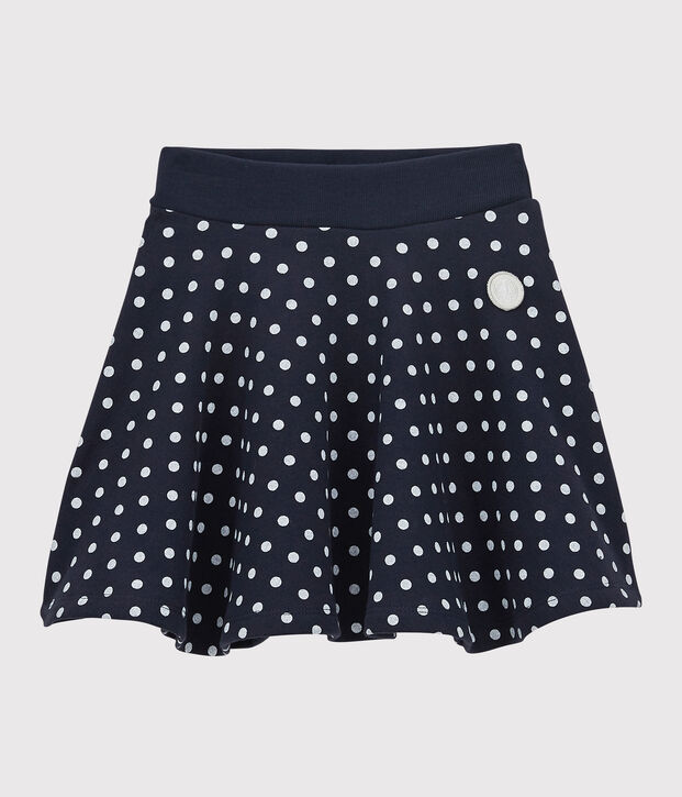 Girls' Fleece Skirt blue/white