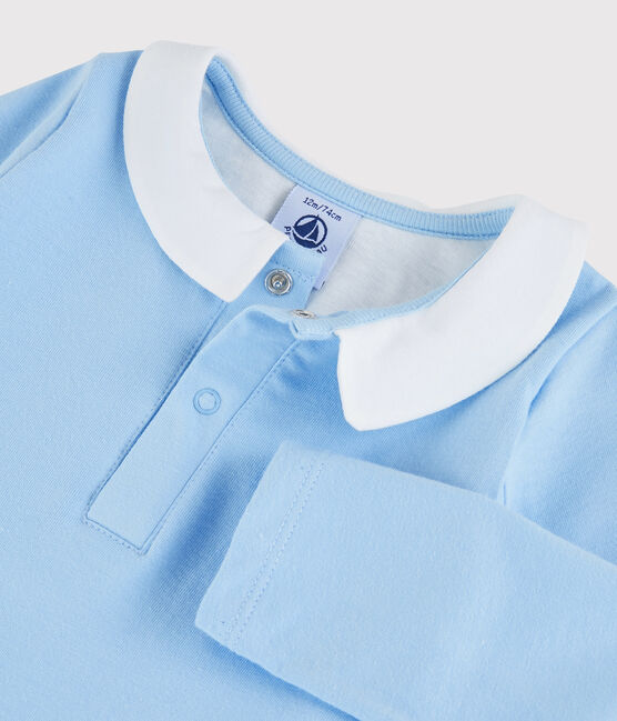 Baby Boys' Shirt with Collar Bodysuit JASMIN blue