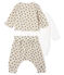 Baby Boys' Wool/Cotton Clothing - 3-piece set MONTELIMAR beige/MULTICO white