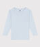 Long-sleeved cotton T-Shirt GOMME blue