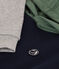 Boys' Fleece Hoodie SMOKING blue/MULTICO white