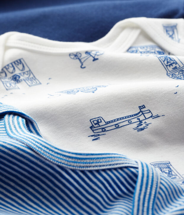 Baby Boys' Long-Sleeved Bodysuit - 3-Piece Set multicolor