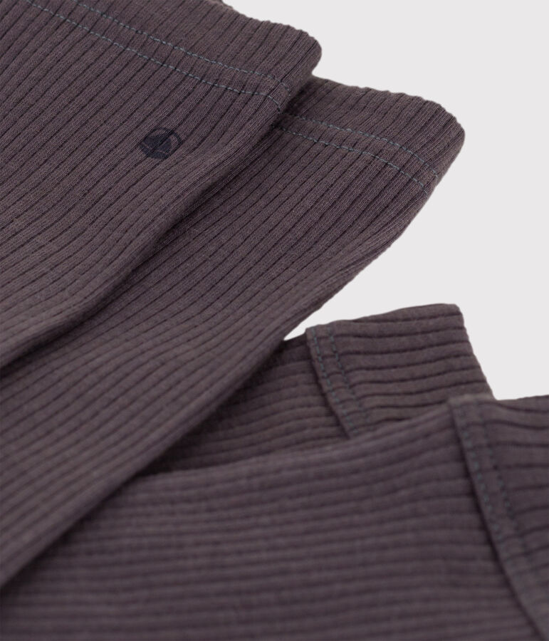 Babies' Rib Knit Leggings grey