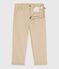Children's cotton trousers SANDER beige