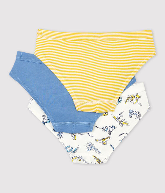 Boys' Panther Print Organic Cotton Briefs - 3-Pack variante 1