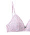Girls' padded bra ECUME white/MULTICO white