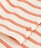 Women's Buttoned Cotton Breton Top AVALANCHE pink/SIENNA white