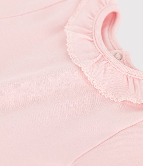 Babies' Short-Sleeved Bodysuit With Ruff MINOIS pink