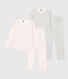 Girls' Floral Cotton Pyjamas - 2-Pack