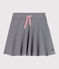 Children's stripy cotton skirt SMOKING blue/MARSHMALLOW white