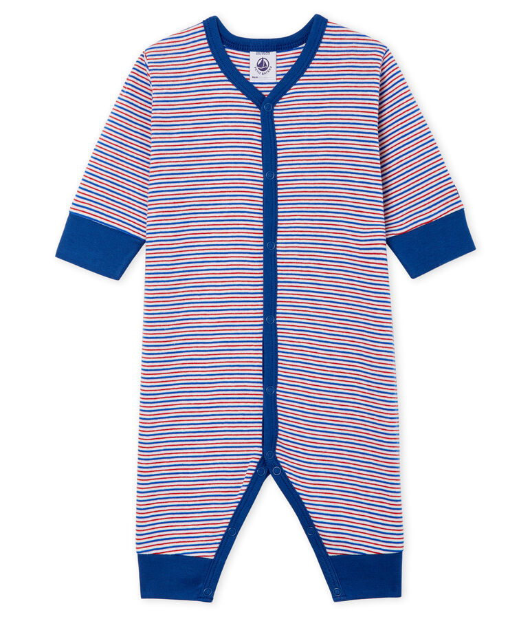 Baby Boys' Footless Sleepsuit white/multicolor