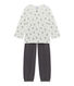 Girl's terry velour pyjamas