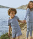 Boys' Pinstriped Short Cotton Pyjamas