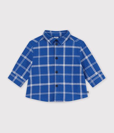 Babies' checked flannel shirt