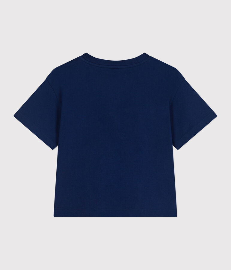 Women's Boxy cotton T-Shirt blue