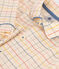 Children's check print cotton pyjamas AVALANCHE white/MULTICO