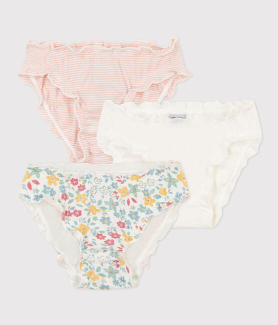 Girls' Floral Cotton Briefs - 3-Pack variante 1