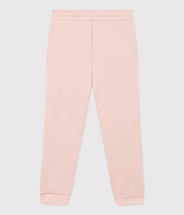 Girls' fleece jogging bottoms pink