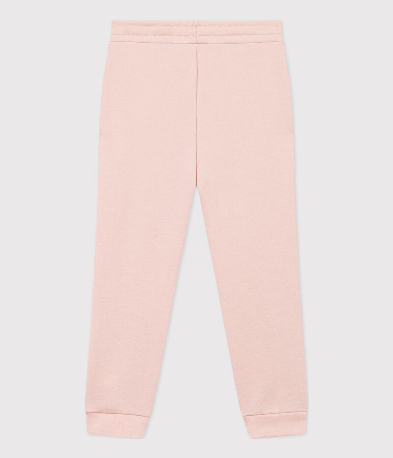 Girls' fleece jogging bottoms pink