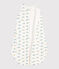 Babies' 2 TOG dinosaur patterned cotton sleeping bag MARSHMALLOW white/MULTICO white