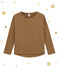 Long sleeved T-shirt BRINDILLE brown/DORE yellow