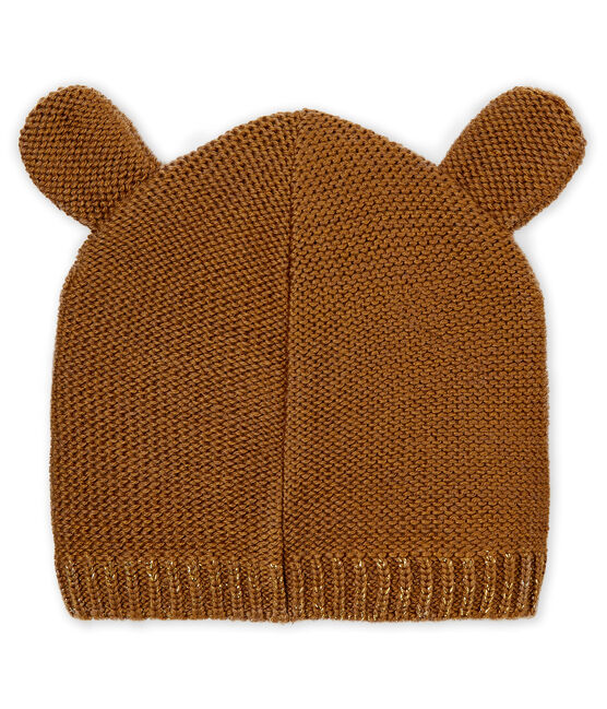 Baby girl's hat BRINDILLE brown/DORE yellow