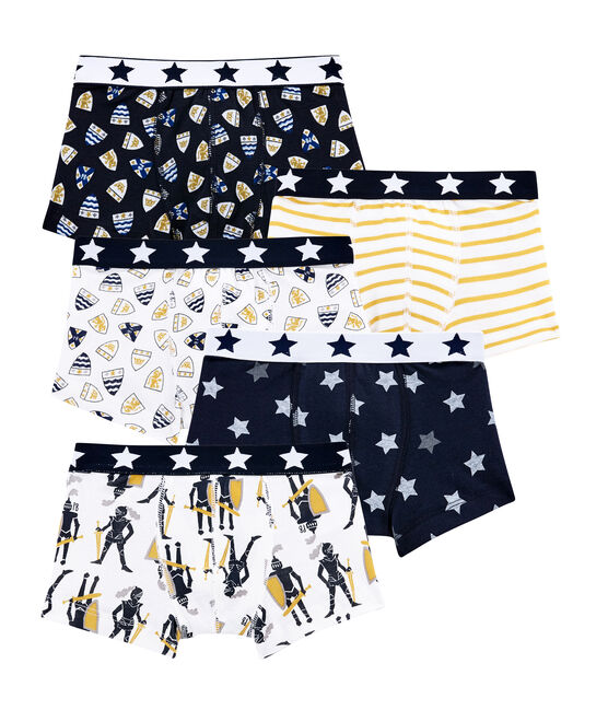 Set of 5 little boy's boxers variante 1