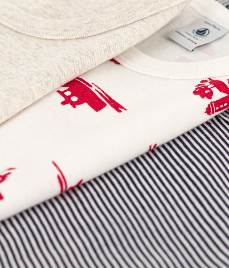 Boys' Le Havre Cotton Vests - 3-Pack variante 1