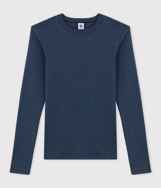 Women's Iconic Round-Neck Cotton T-Shirt CHINE CHINE