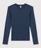 Women's Iconic Round-Neck Cotton T-Shirt CHINE CHINE