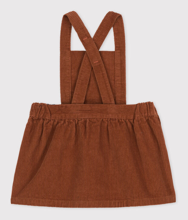 Babies' Large Corduroy Velour Dress brown