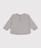 Babies' fleece Mr. Men and Little Miss sweatshirt CHATON CHINE grey