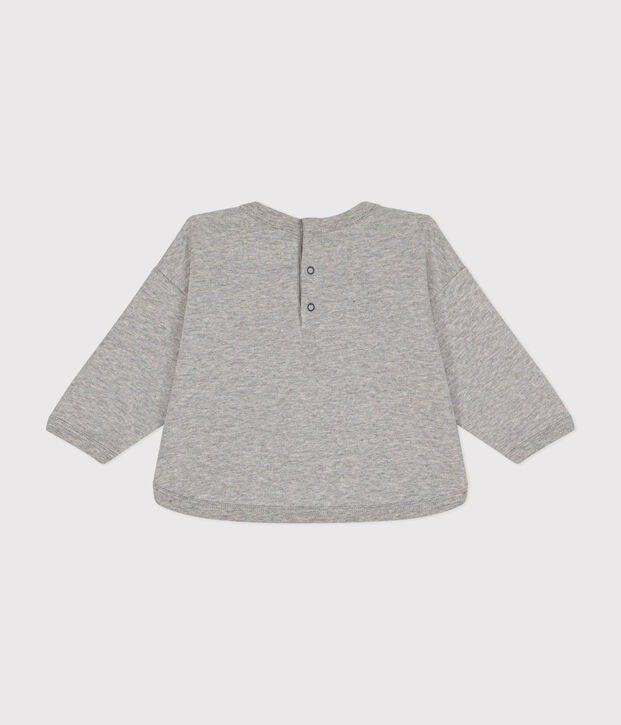 Babies' fleece Mr. Men and Little Miss sweatshirt grey