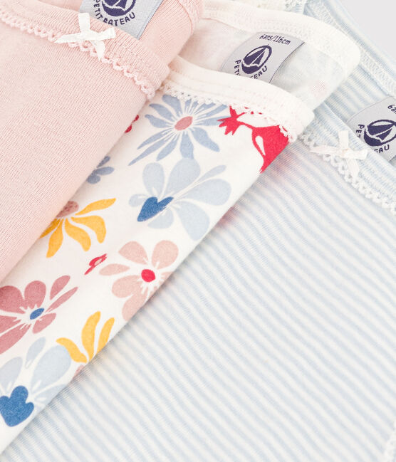 Children's Floral Cotton Vests - 3-Pack variante 1