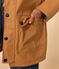 Iconic Recycled Fabric and Organic Cotton Raincoat TOURONE beige