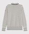 Women's Navy Cotton Jumper MARSHMALLOW white/SMOKING blue