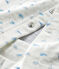 Unisex Baby's Tube Knit Clothing - 3-Piece Set MARSHMALLOW white/TOUDOU blue/MULTICO