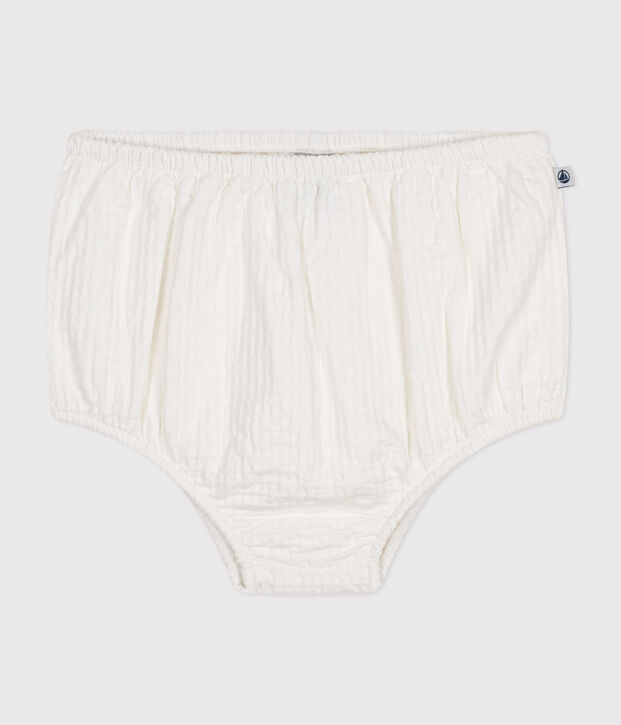 Babies' Textured Bloomers white