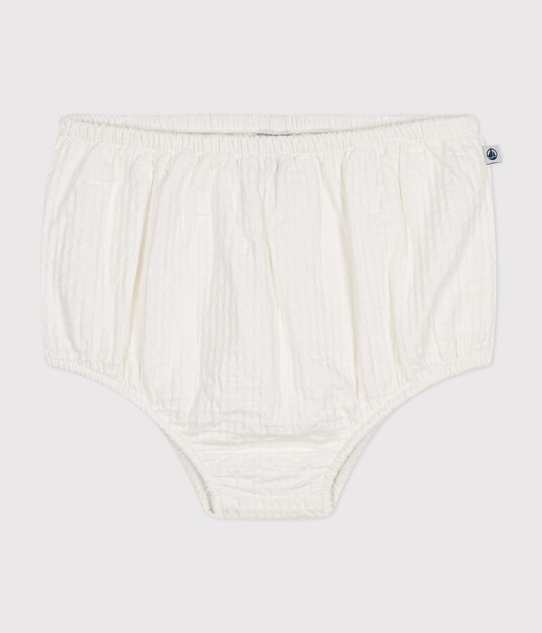 Babies' Textured Bloomers white