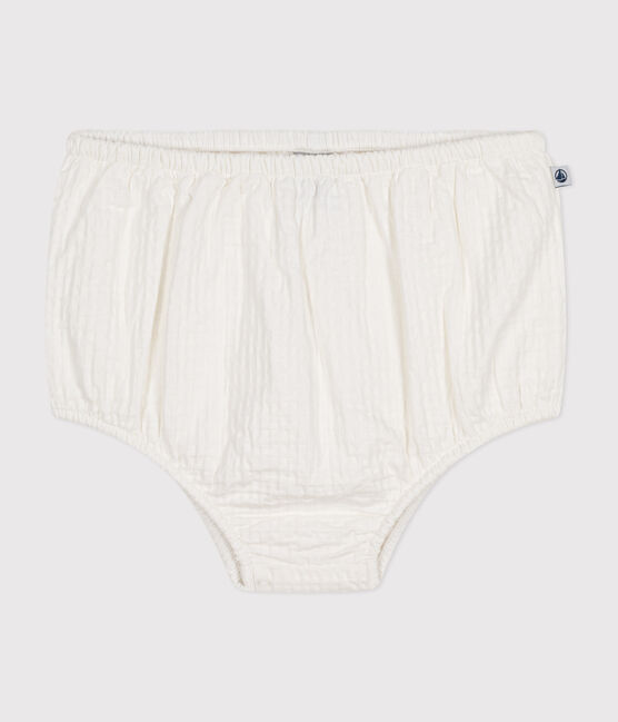 Babies' Textured Bloomers MARSHMALLOW white