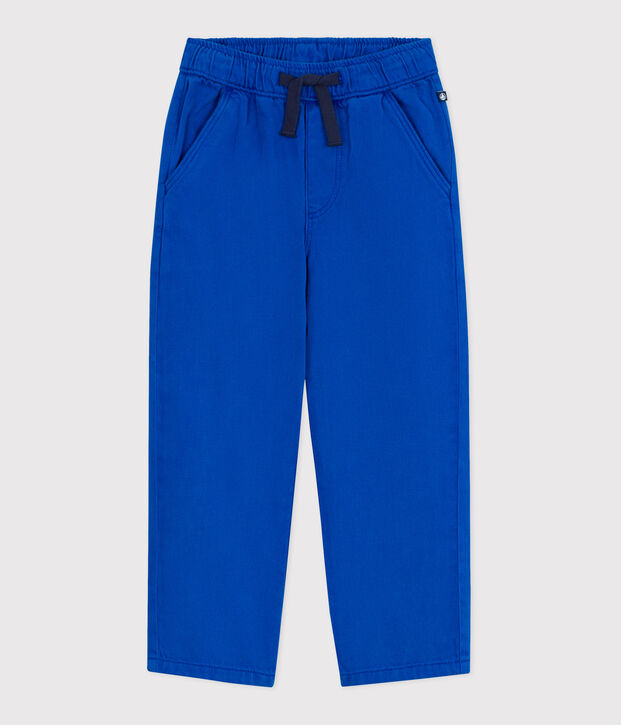 Children's cotton trousers blue