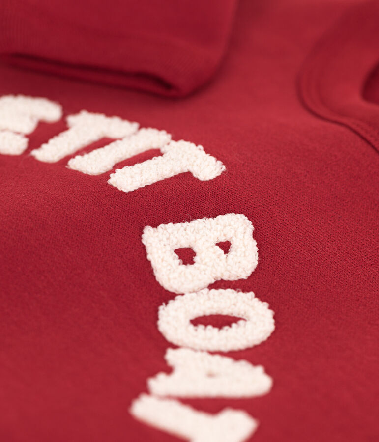 Babies' Cotton Sweatshirt red