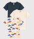 Unisex Short-Sleeved Cotton T-shirts - 3-Pack