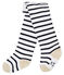 Baby girl's iconic tights MARSHMALLOW white/SMOKING blue