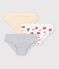 Pack of children's firefighter print cotton briefs multicolor