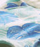 Baby boy's print shorts BELUGA grey/MULTICO white