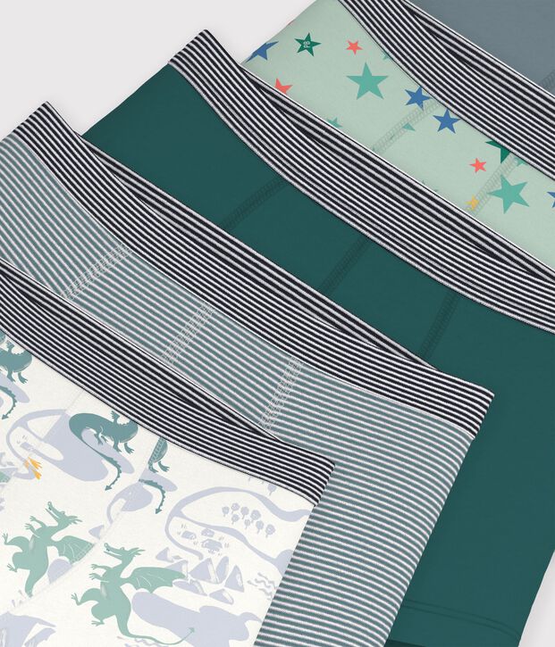 Pack of children's printed cotton boxers multicolor