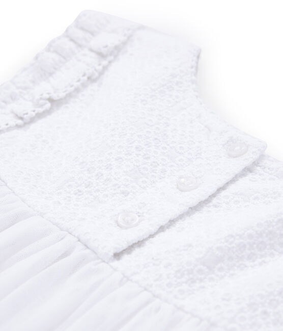 Robe de cérémonie enfant fille ECUME white/OR yellow